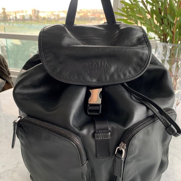 Prada Leather Back Pack main image 9